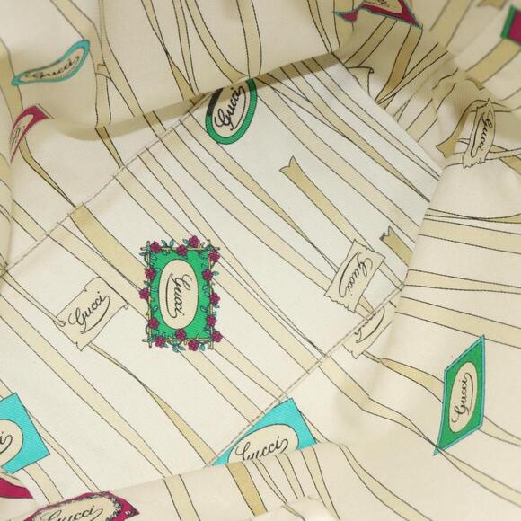 GUCCI GG Canvas Tote Bag Beige Gold - Picture 15 of 16